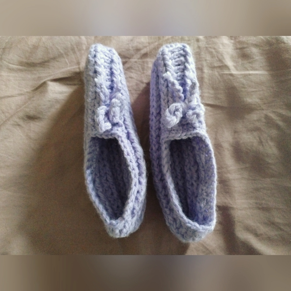 Vintage Crochet Handcraft slippers children